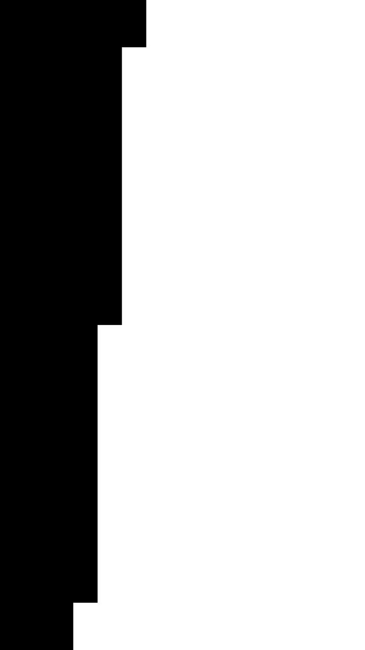 Effetto di transizione astratto con movimento di scorrimento verticale in bianco e nero