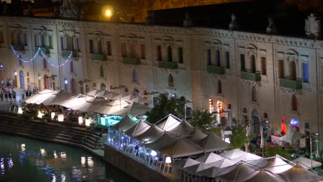 Malta,-Valletta-Nacht---Blick-Von-Der-Kreuzfahrt