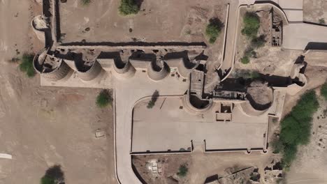 aerial view of derawar fort