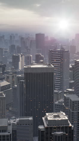 a stunning view of a city skyline at dusk