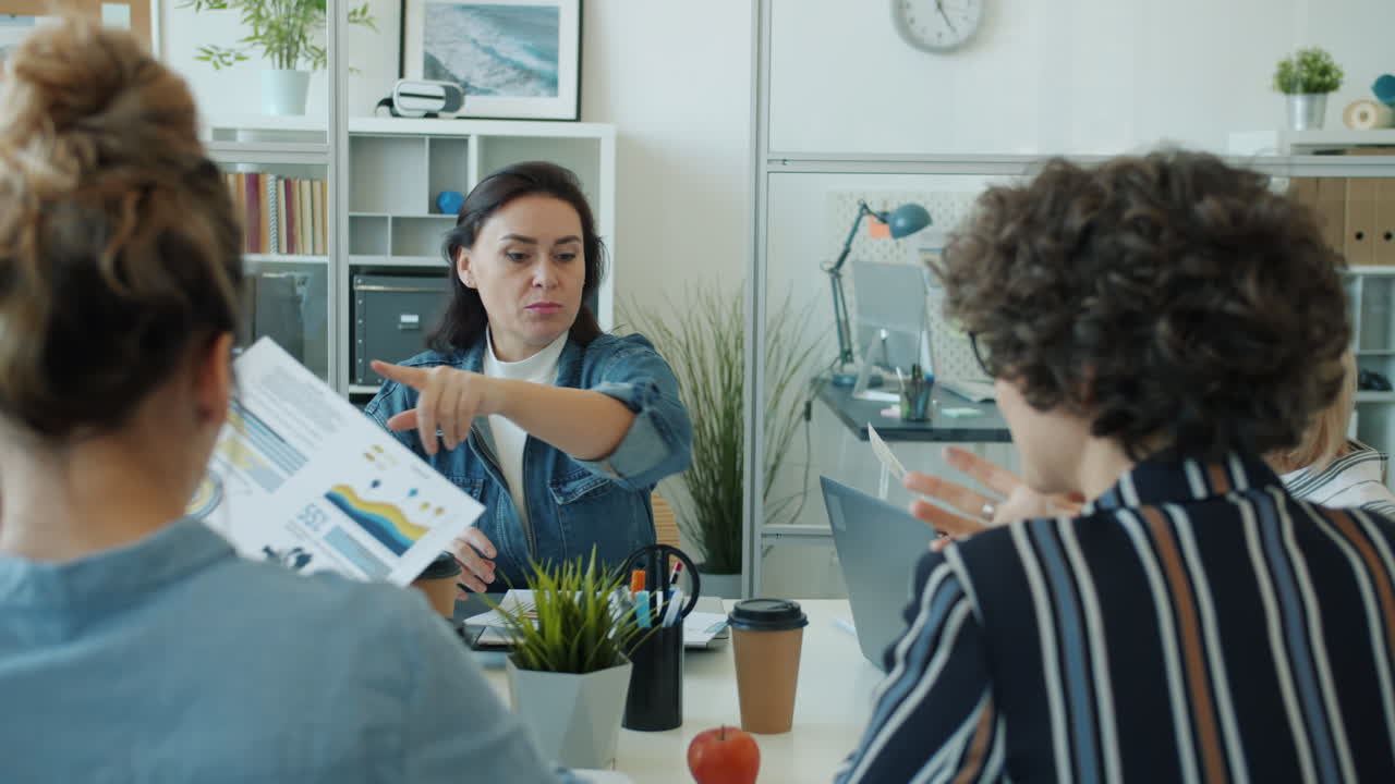 reunión de negocios en curso
