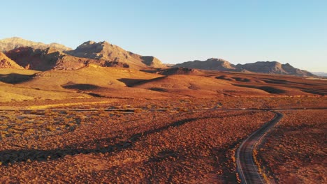 Carreteras-Del-Suroeste-Y-Panorama-Matutino