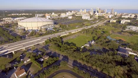 4K-Aerial-Drone-Video-of-Waterfront-Skyline-of-Downtown-St