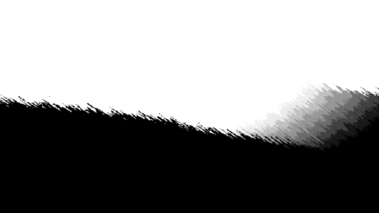 Dynamic Black and White Brush Stroke Transition Reveal