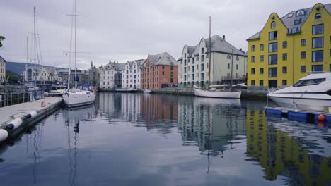 aksla at the city of alesund , norway