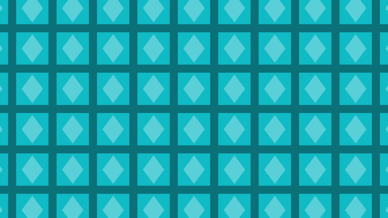 Teal Geometric Pattern