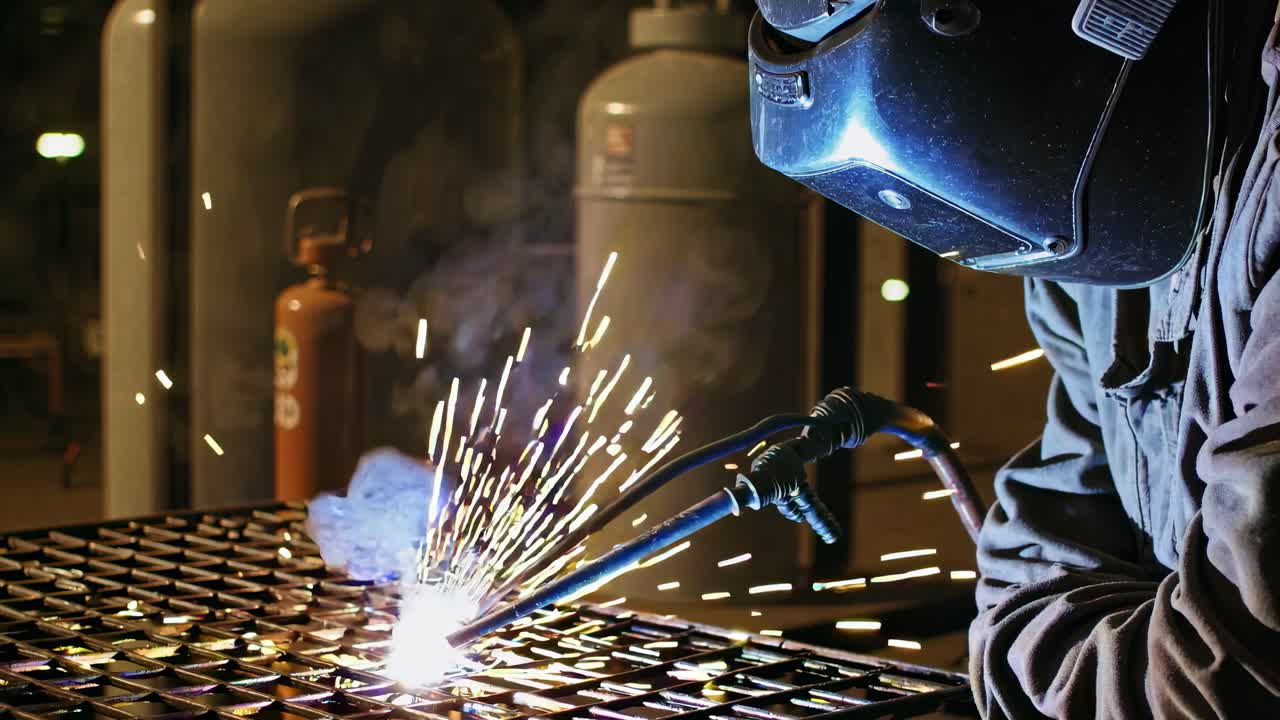 Welding in Progress