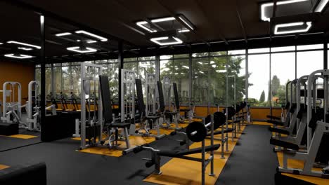 modern gym interior