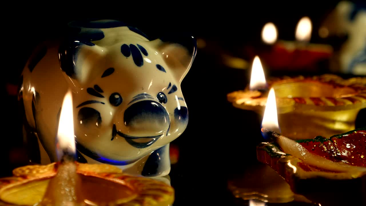 어두운 곳에서 불타는 데파발리