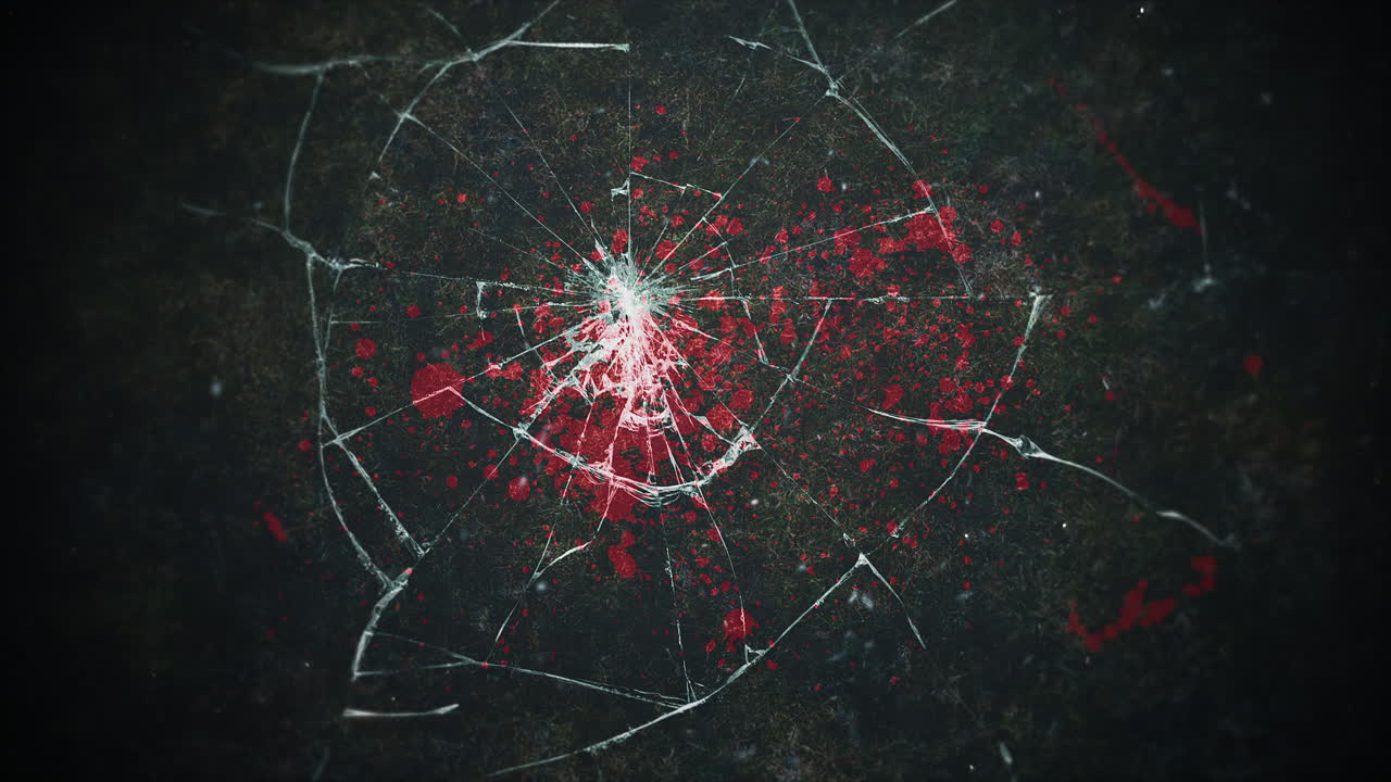 fondo de terror místico con sangre oscura y cámara de movimiento 4