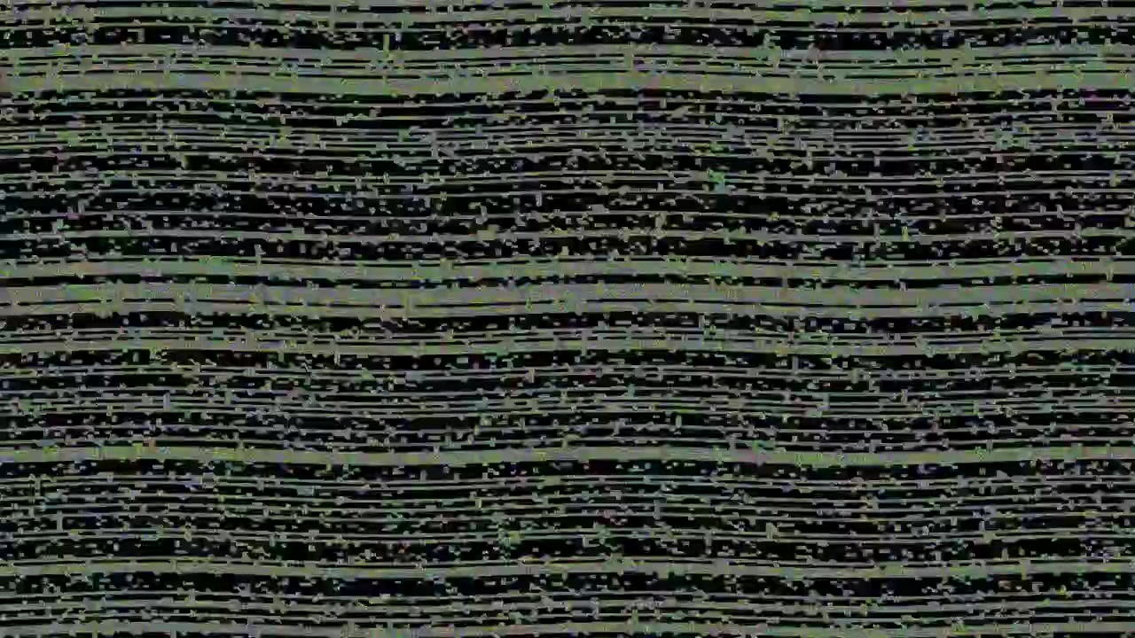 Abstract Digital Glitch Effect with Horizontal Lines and Noise