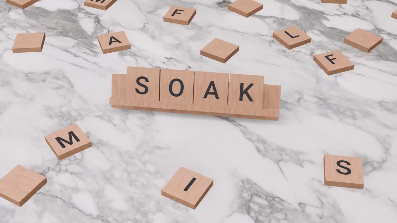 Parola Soak nello Scrabble