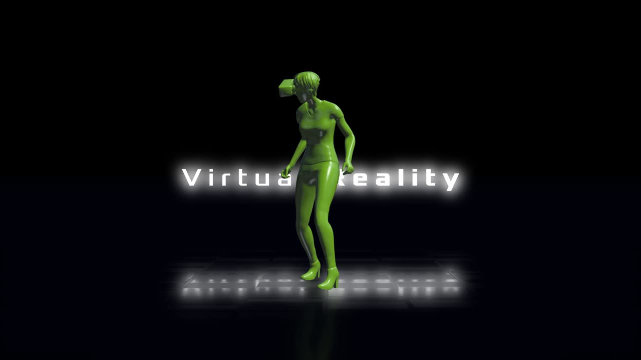 fondo de realidad virtual abstracta 4k