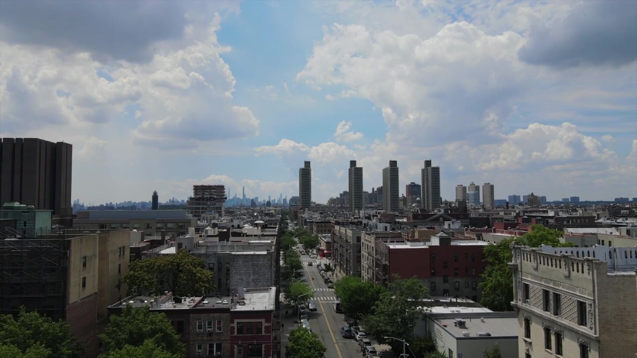 Washington Heights Skyline | 4 towers Aerial