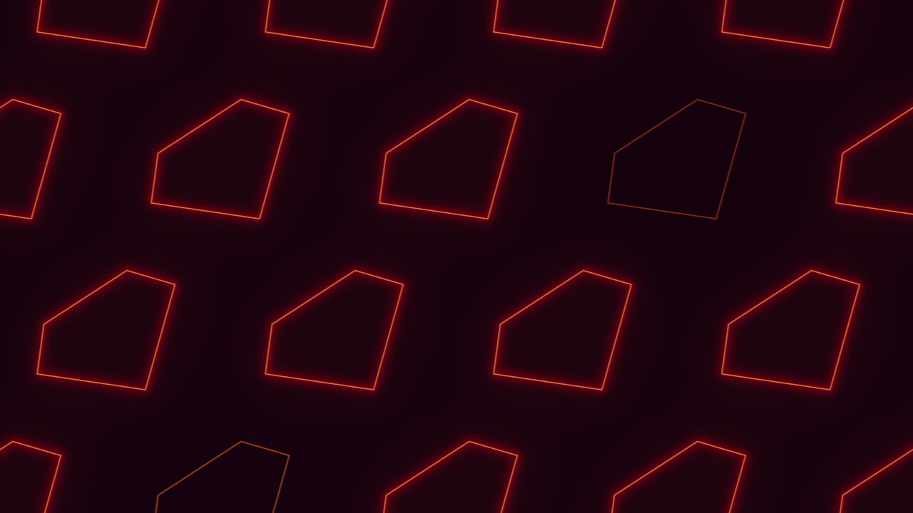 블랙 그라데이션에 붉은 네온 다이아몬드 패턴