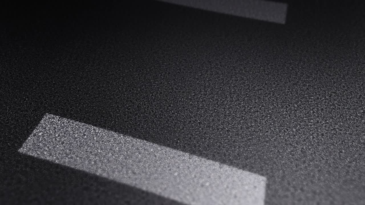 caminar por un camino de hormigón con espacio de copia. correr y caminar dar pasos. cerrar el pie del corredor. concepto de desafío de negocio. animación de bucle.