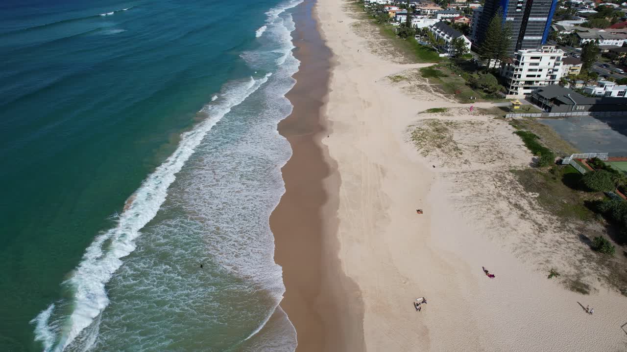 Palm Beach - Gold Coast - QLD - Queensland - Australia - Bird's Eye View Shot