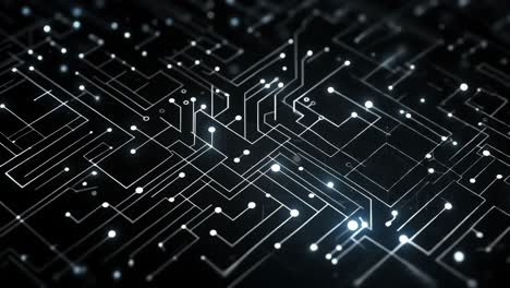 abstract circuit board design