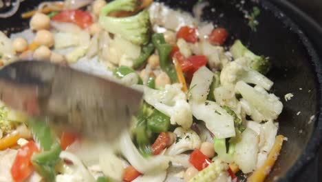 Stir-fried vegetables