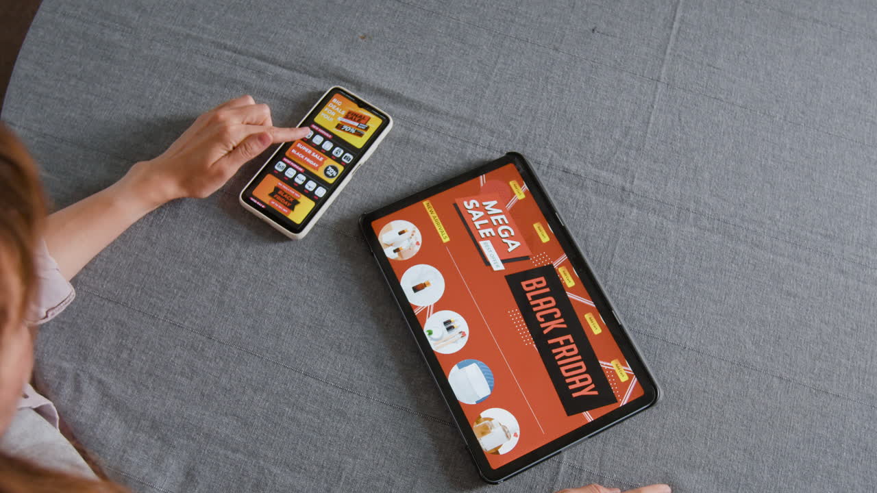 Black Friday Sale on Tablet and Smartphone