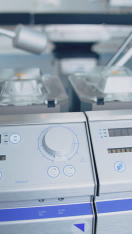 medical device for surgery. interior of operating room and modern equipment in hospital
