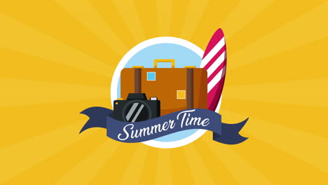 tiempo de verano disfrutar de vacaciones