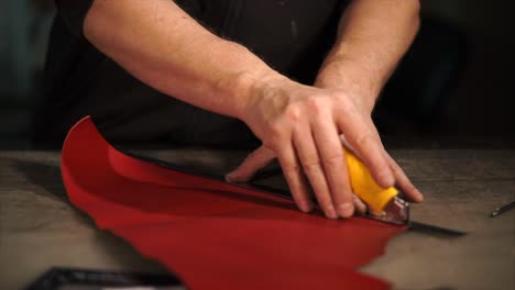 leatherworking process