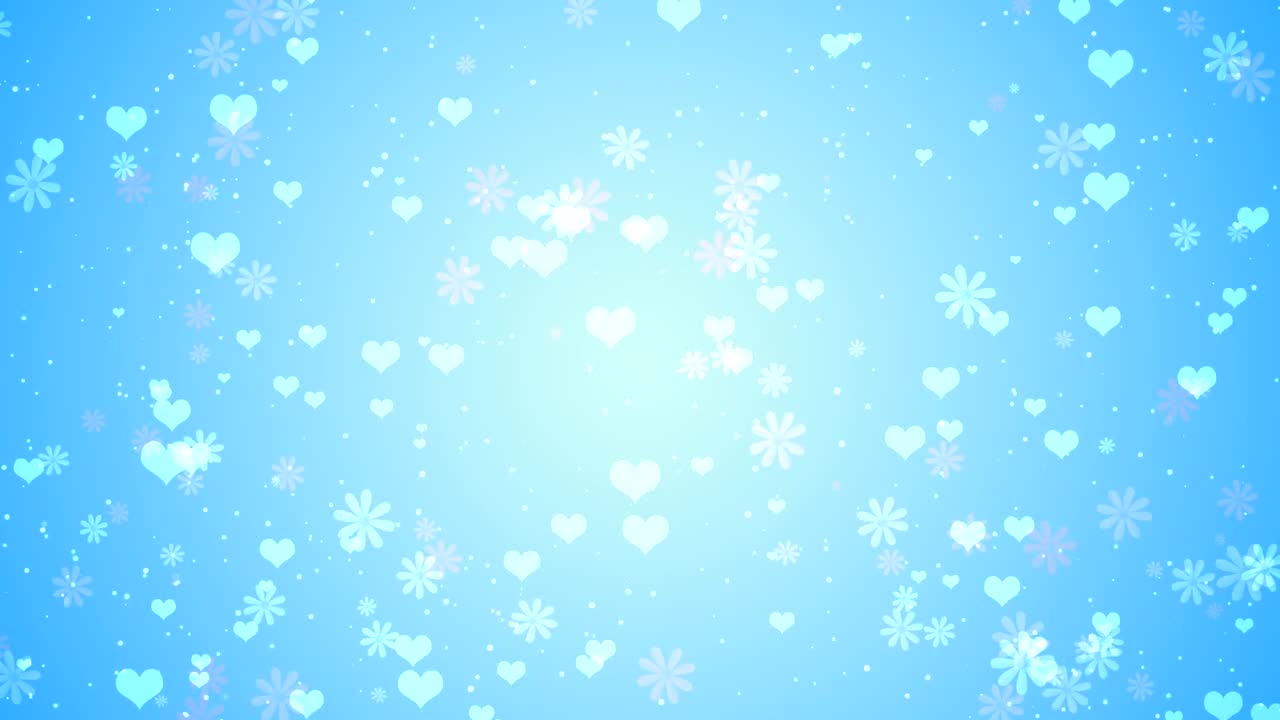 웨딩 배경 블루 모션 개요