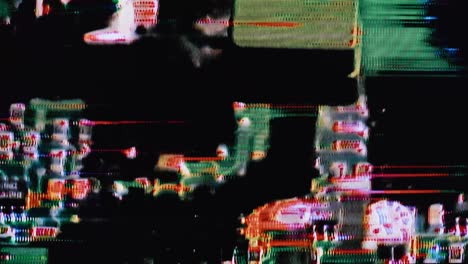 circuit board glitch abstract static noise. animation