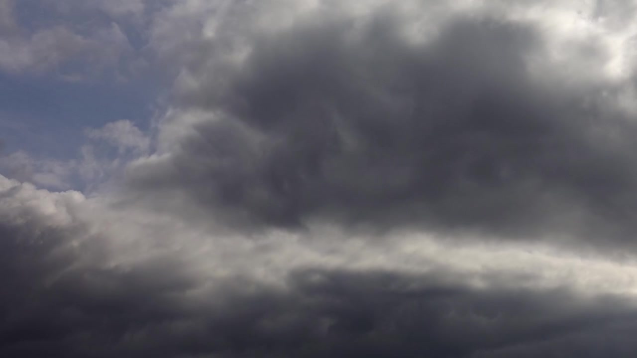 Clouds in the sky. Shooting of Time lapse.