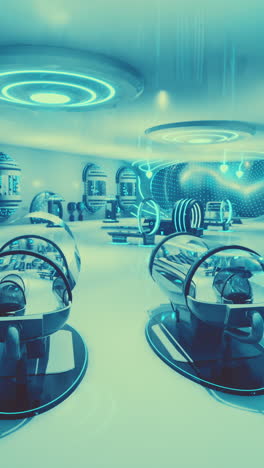 laboratorio de tecnología futurista