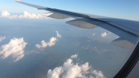 hong kong desde arriba - aproximación al aeropuerto