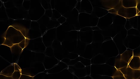 onda colorata di particelle di big data