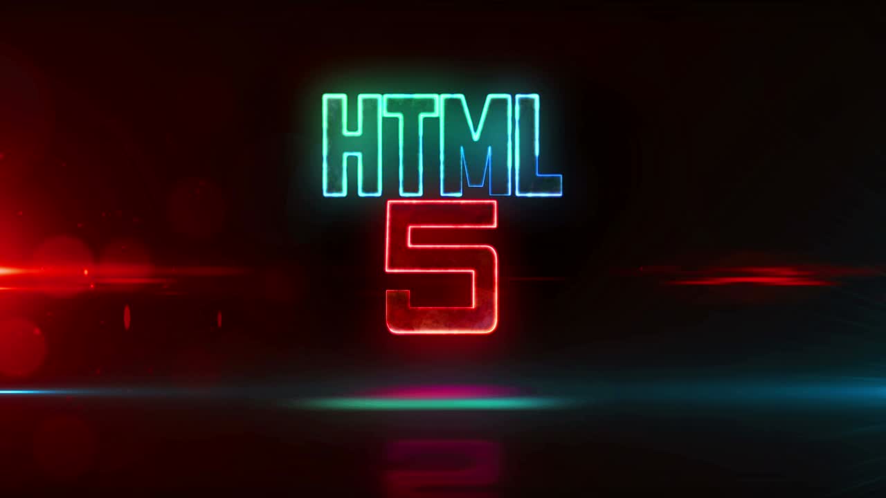 HTML5 symbol abstract loopable animation