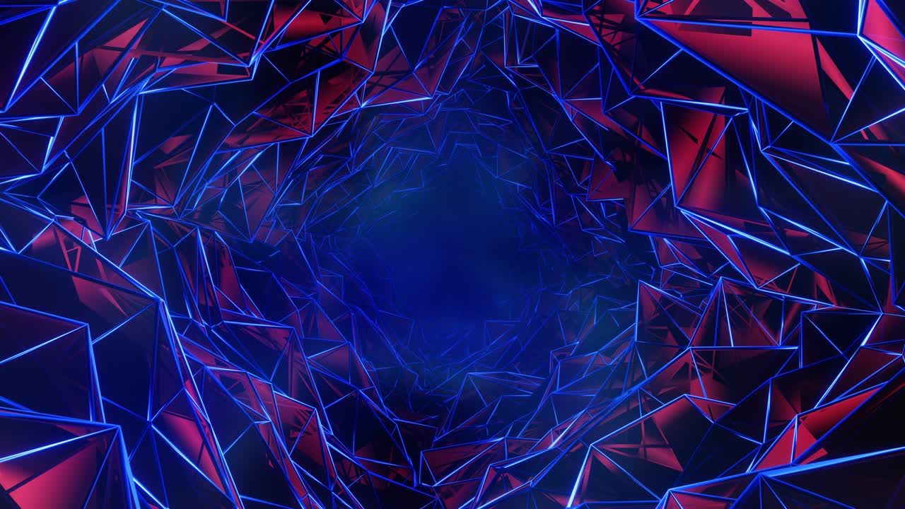 vi bucle de fondo abstracto - túnel místico.