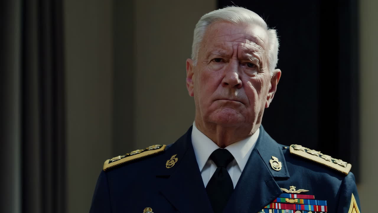 Military Officials in Formal Setting