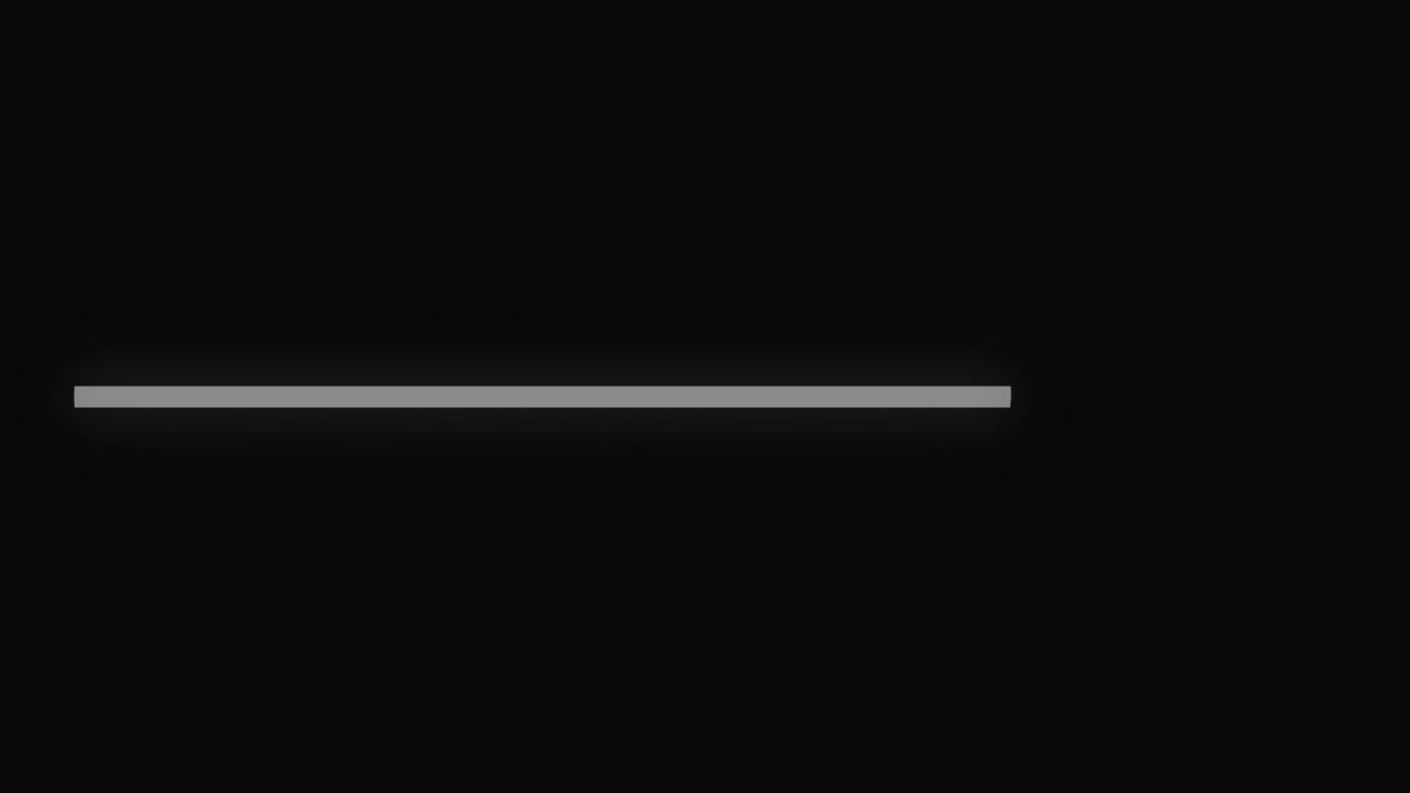 Minimalist White Horizontal Line Expanding on Black Background