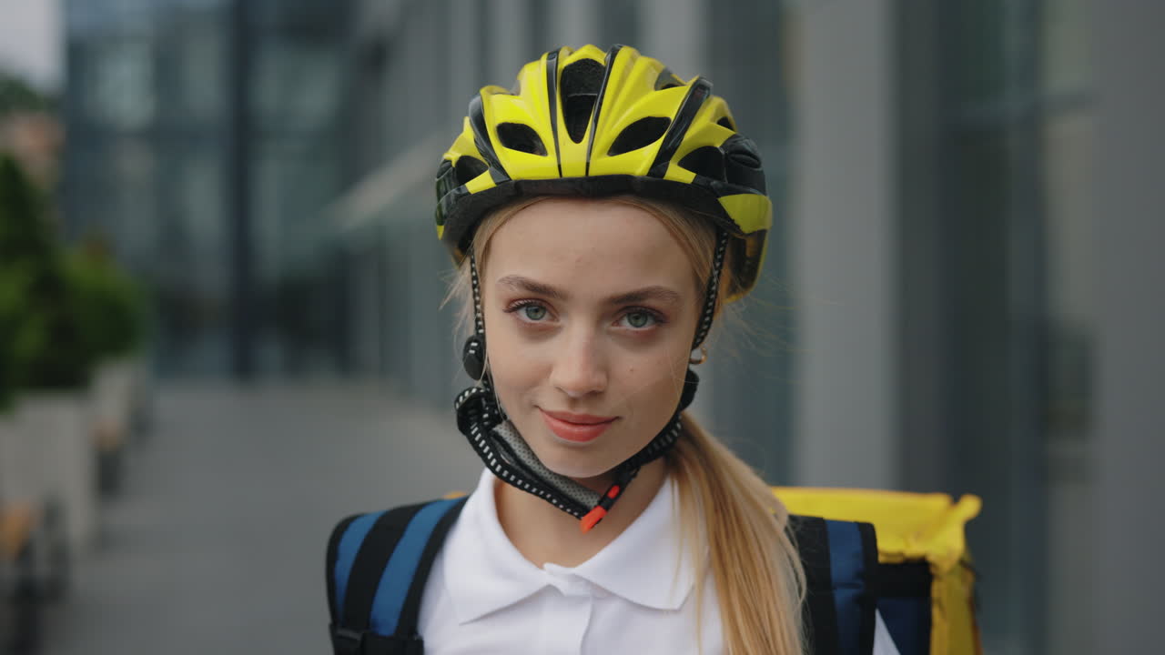 Woman Delivery Person