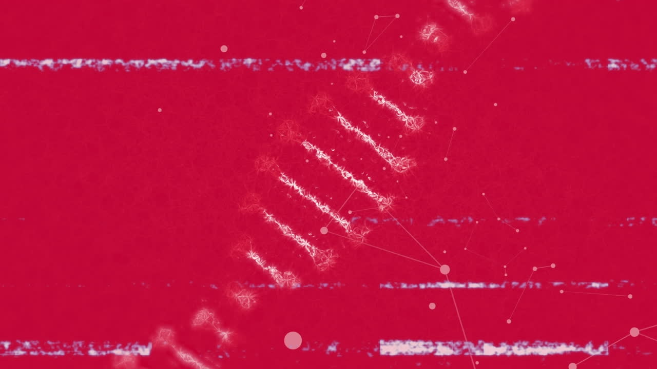 ⁇ 은 배경 위에서 회전하는 dna 가닥의 애니메이션