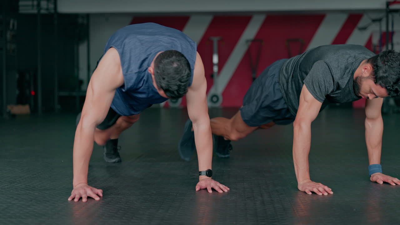 entrenamiento, acondicionamiento físico y trabajo en equipo con personas en el gimnasio