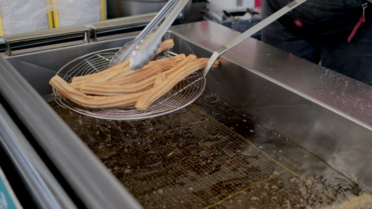 Cooking Churros in a Deep Fryer