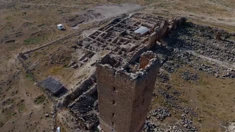 aerial drone historical ruins 1