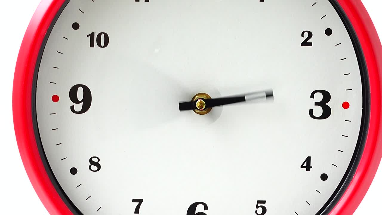 Shooting of hours. Time lapse