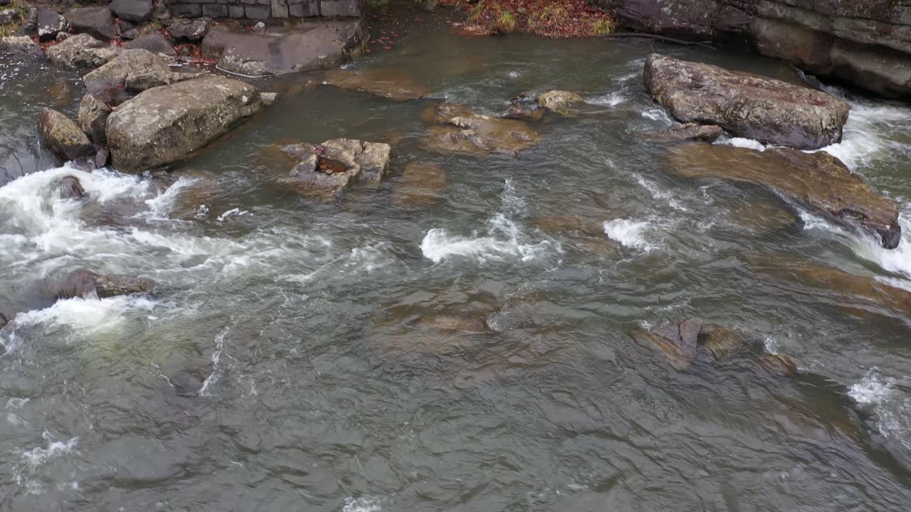 Glade Creek e Grist Mill - Panoramica verso l'alto