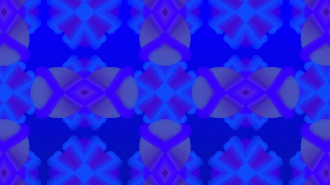 hexágonos parpadeantes sobre el caleidoscopio formas verdes abstractas