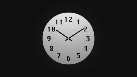 clock counting down 24 hour day fast speed time-lapse 4k hd