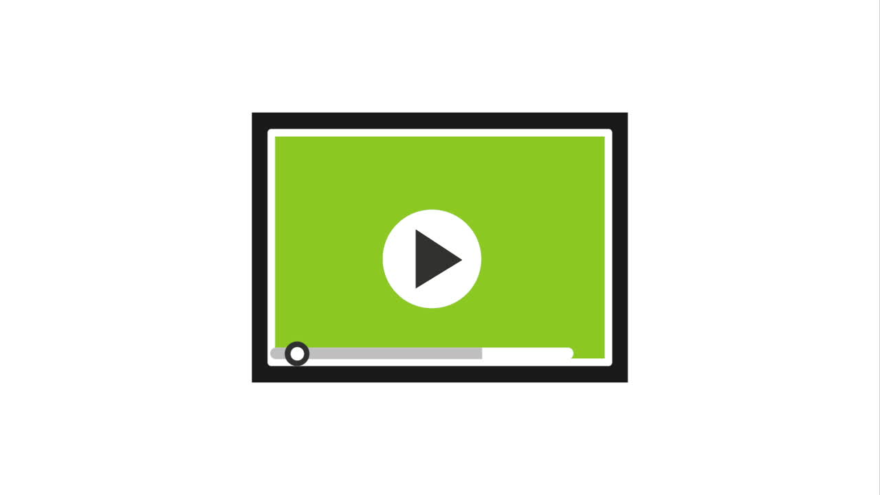 비디오 플레이어 아이콘