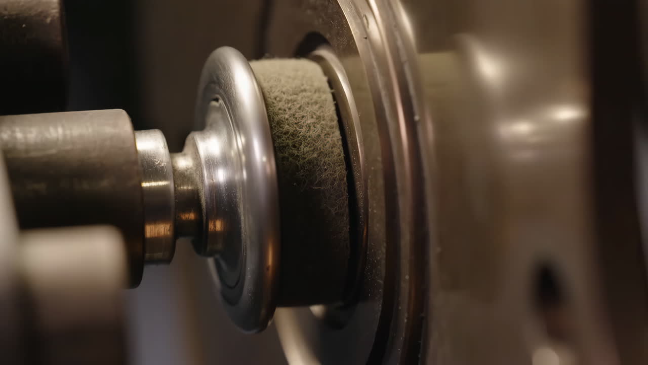 산업 기계의 근접 촬영