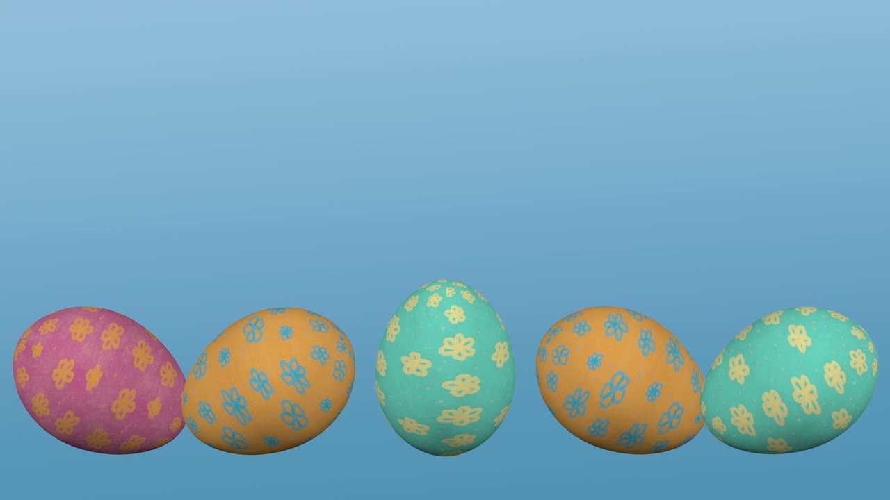 부활절 달 배경