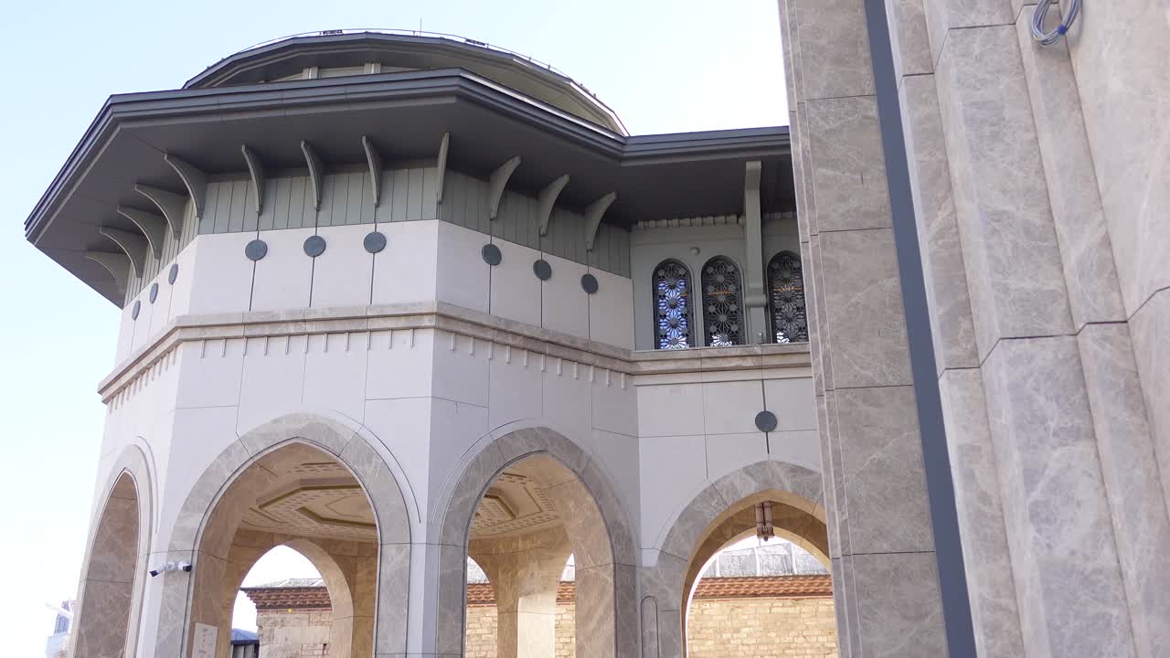 Exterior of a Modern Mosque